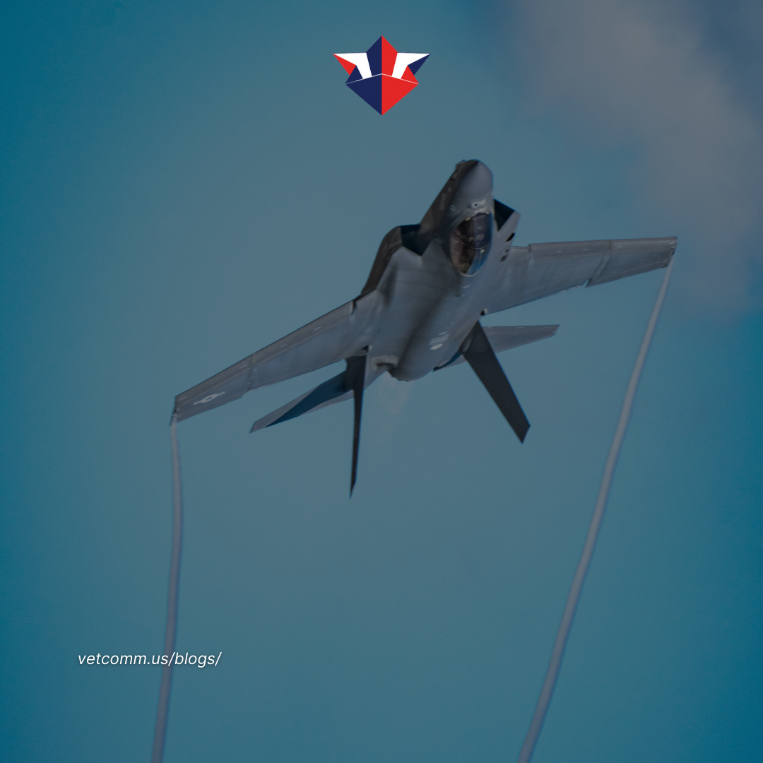 Military aircraft in flight representing Space-A travel for eligible veterans.