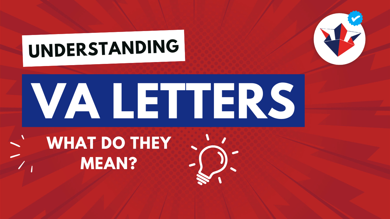 a VA letter with the title “Understanding VA Letters: What Do They Mean”