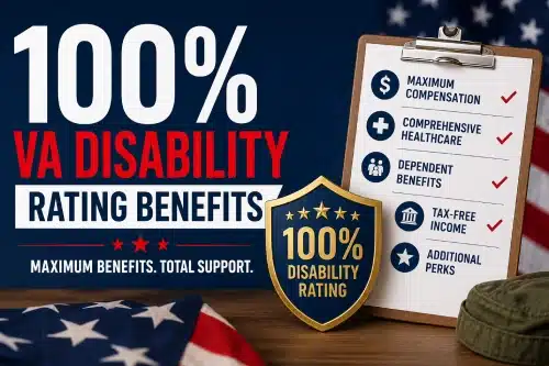 100 VA Disability Rating Benefits